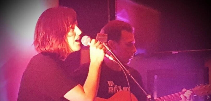 Cath & John pumping out some tunes Cath & John pumping out some tunes